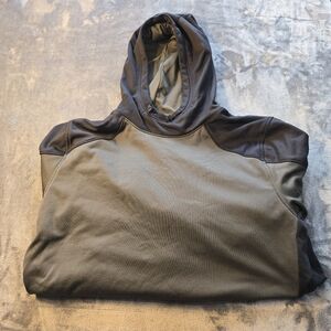 Under Armoue Coldgear Reactor Hunter Green And Black Hoodie Size XL